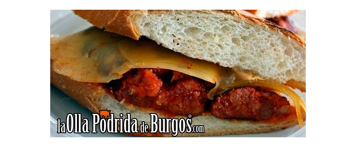Nouvelle cuisine: Bocadillo de chorizo con queso