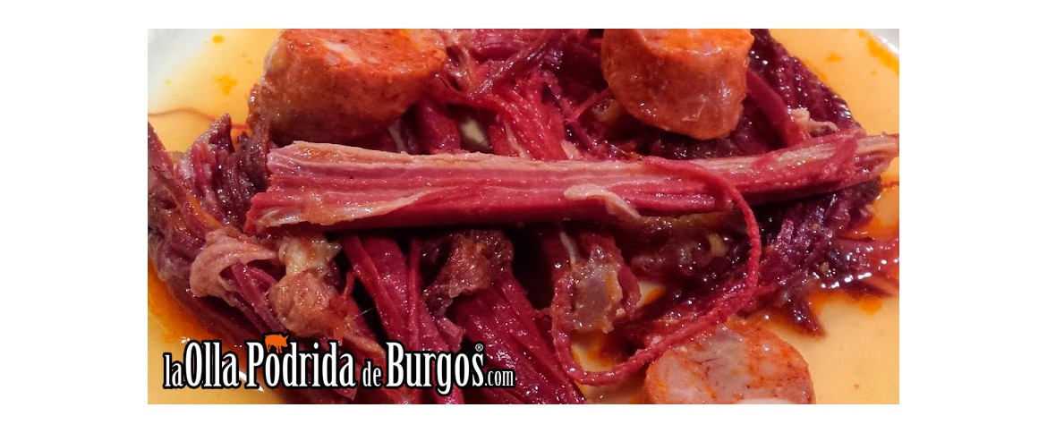 Receta típica de Cecina cocida de Burgos