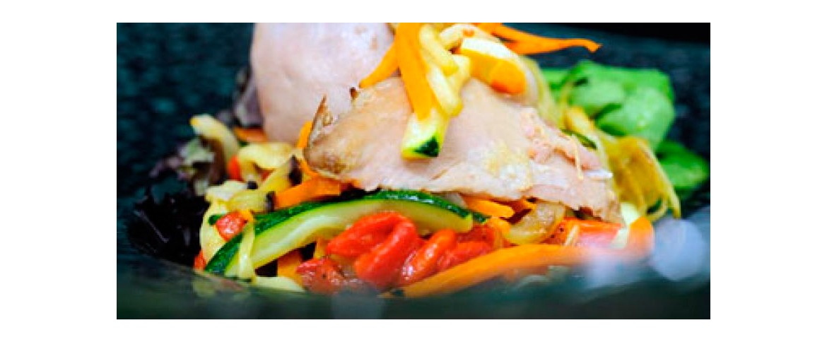 Ensalada templada de Codorniz Escabechada